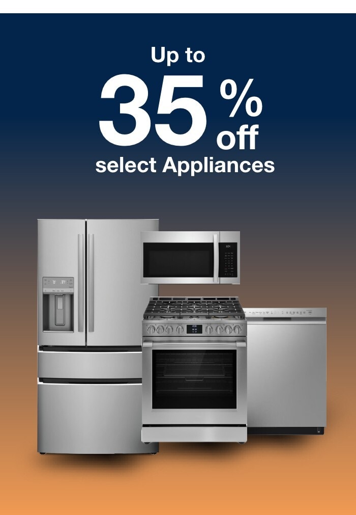 Up to 35% off select Appliances