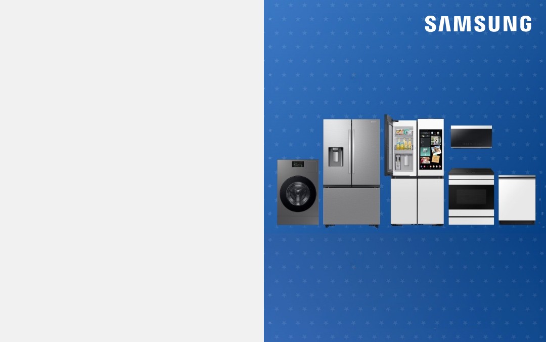 Up to % off Kitchen Appliances  PLUS up to $1600 off Samsung Appliances.