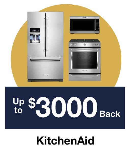 Up to $3000 back on KitchenAid