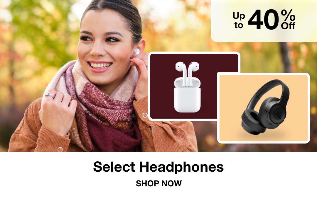 Up to 40% off select Headphones