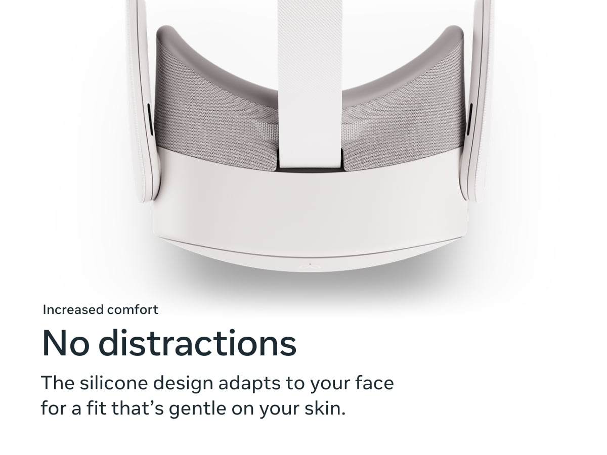 Meta Quest 3S Breathable Facial Interface. No distractions.