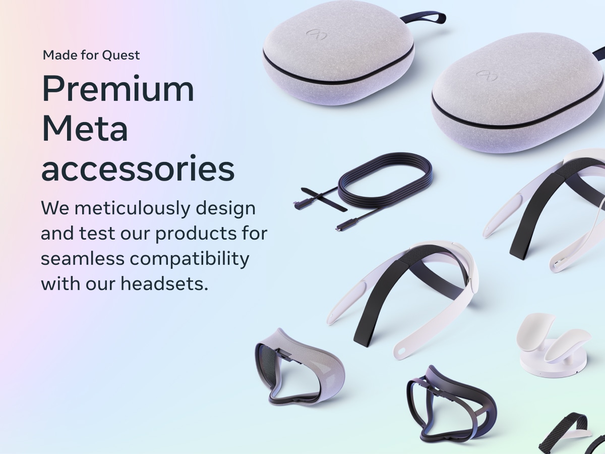 Meta Quest 3S Breathable Facial Interface, Premium Meta accessories