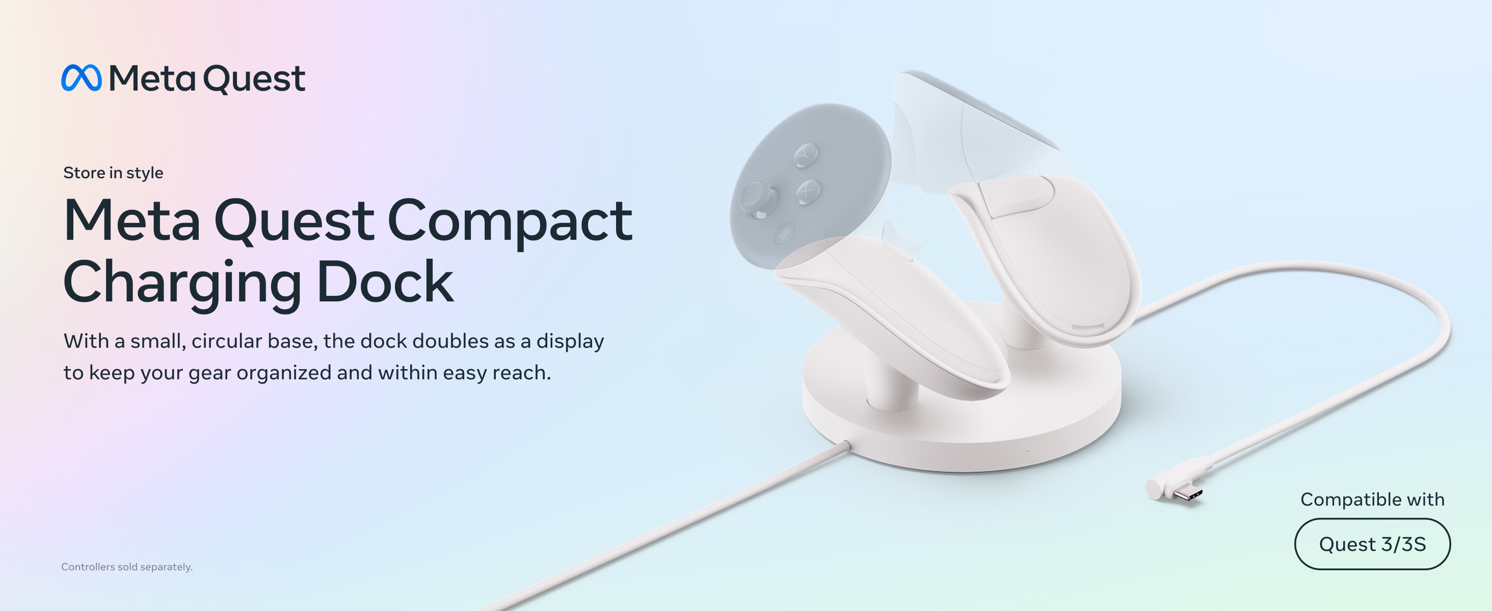 Meta Quest Compact Charging Dock