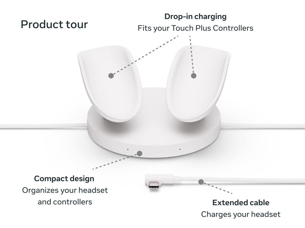 Meta Quest Compact Charging Dock. Product Tour,