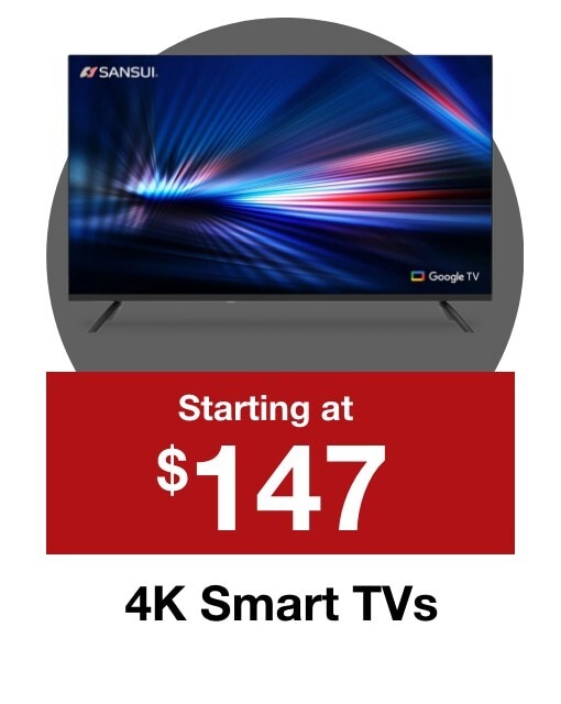 4K Smart TVs starting at $147