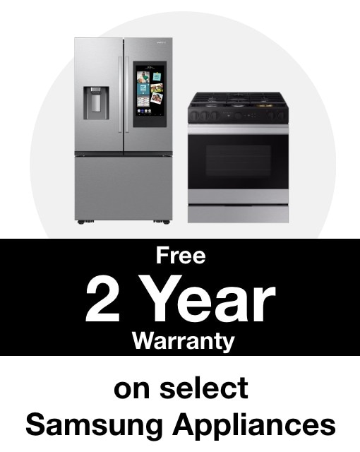 Free 2 Year Warranty on select Appliances