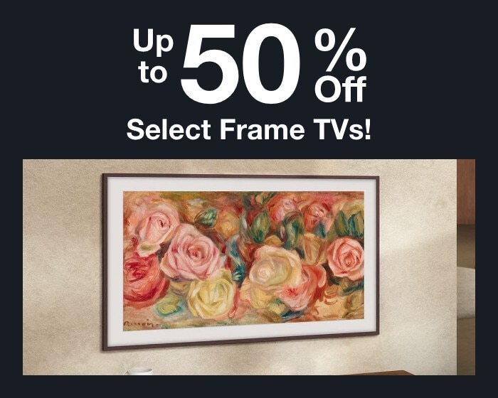 Up to 47% off select Frame TVs