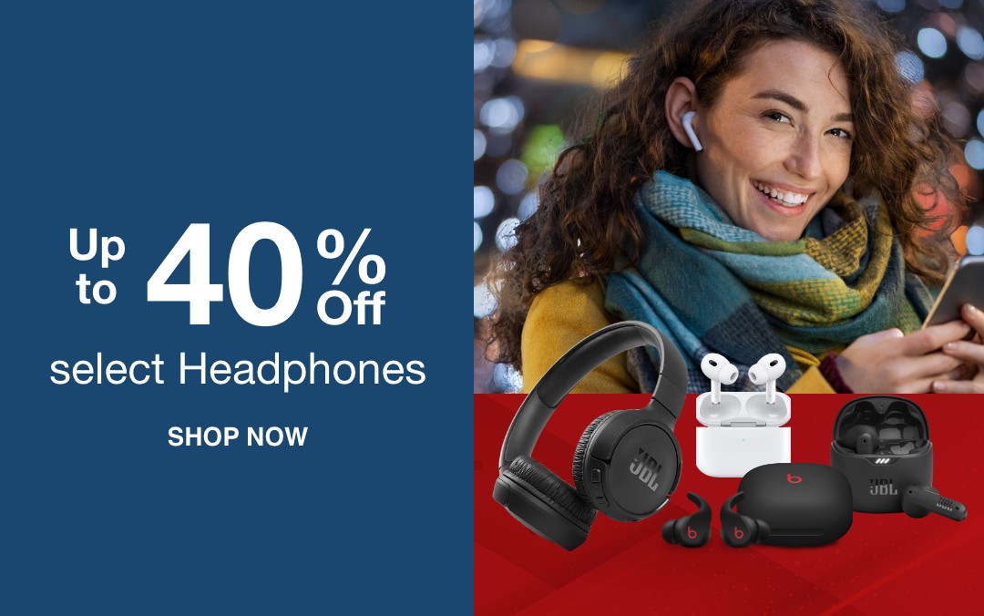 Up to 40% off  select Headphones  Hot Gifts  SHOP NOW