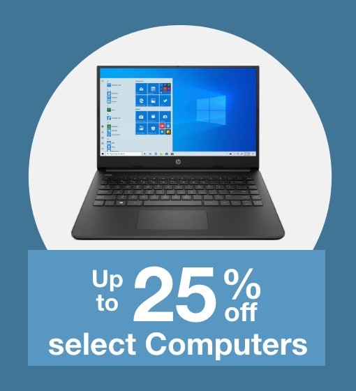 Up to 25% off select Computers