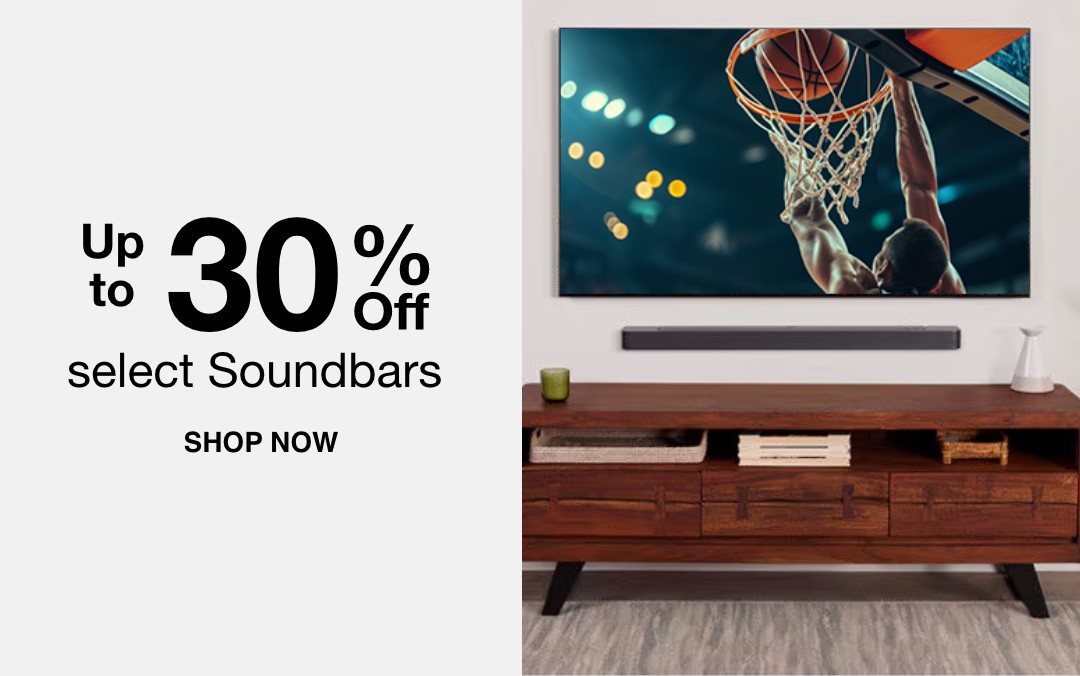 Up to 35% off  select Soundbars    SHOP NOW