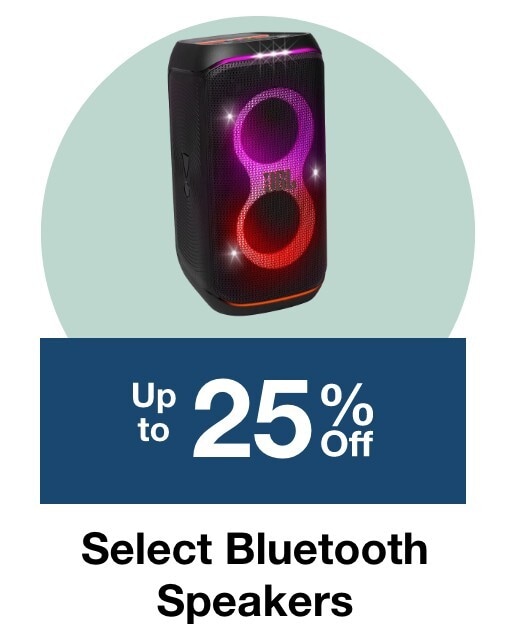 Up to 35% off select Bluetooth Speakers