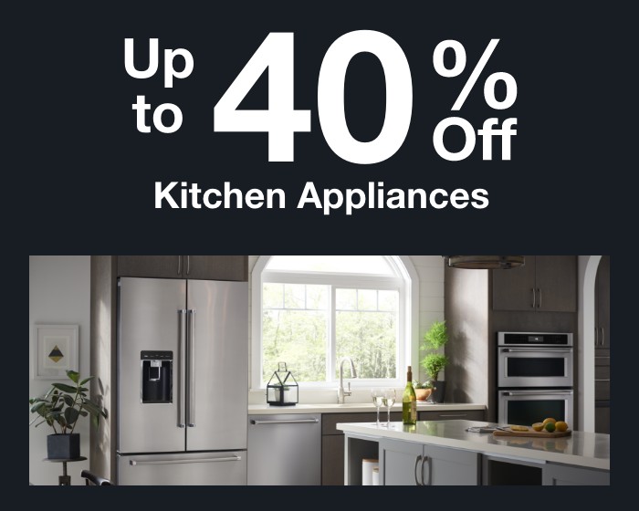 Up to 40% off Kitchen Appliances