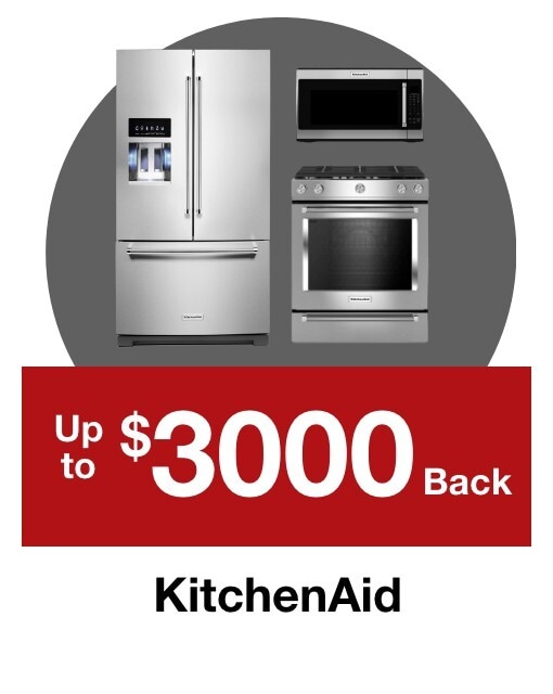 Up to $3000 back on KitchenAid