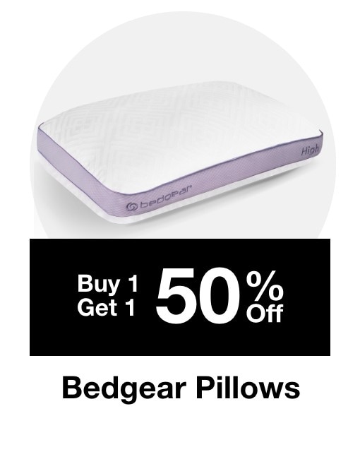 Buy one, Get one 50% off Bedgear Pillows