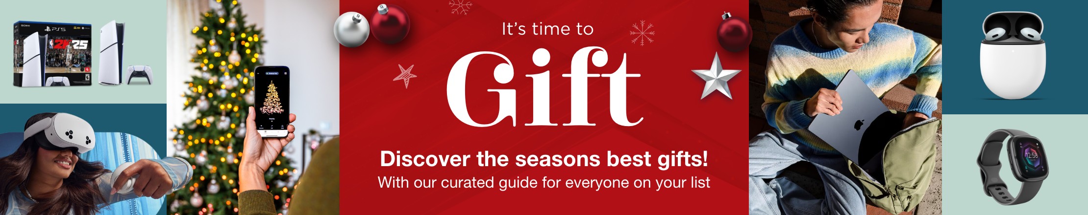 It's time to Gift Discover the seasons best gifts! with our curated guide to everyone on your list