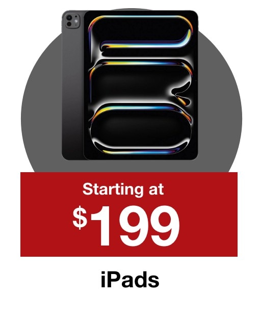 iPads starting at $199