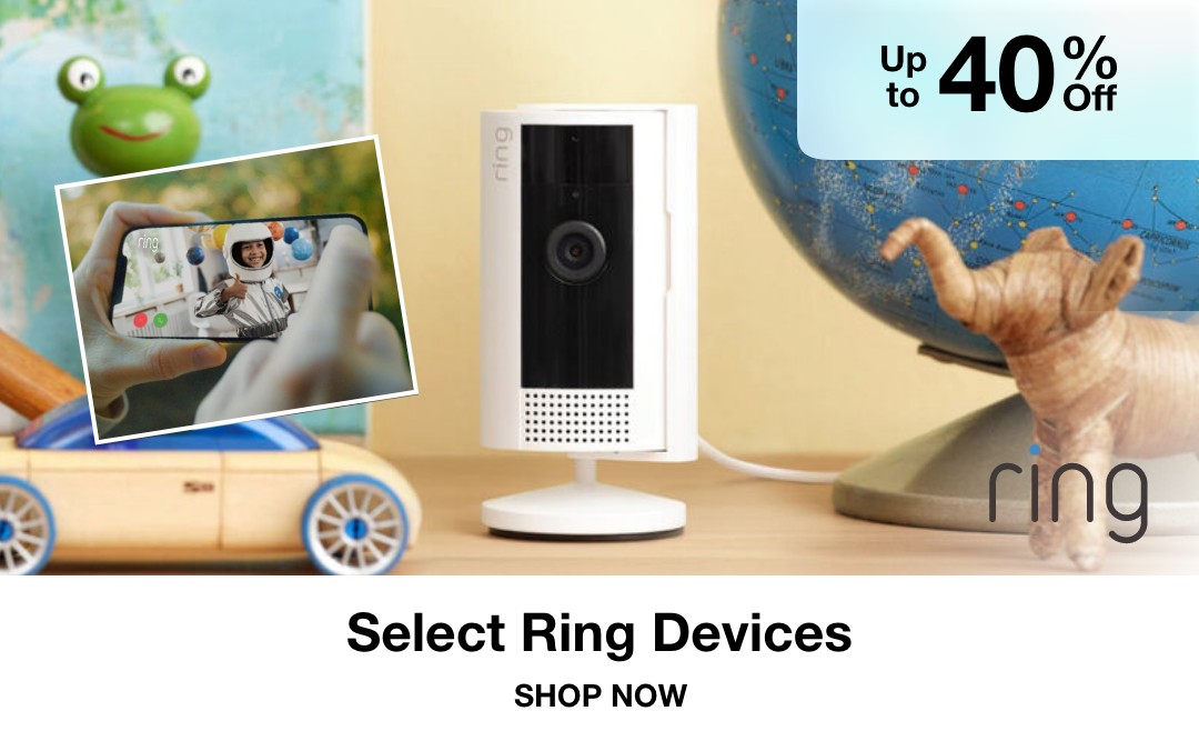 Up to 40% off select Ring Devices Shop Now