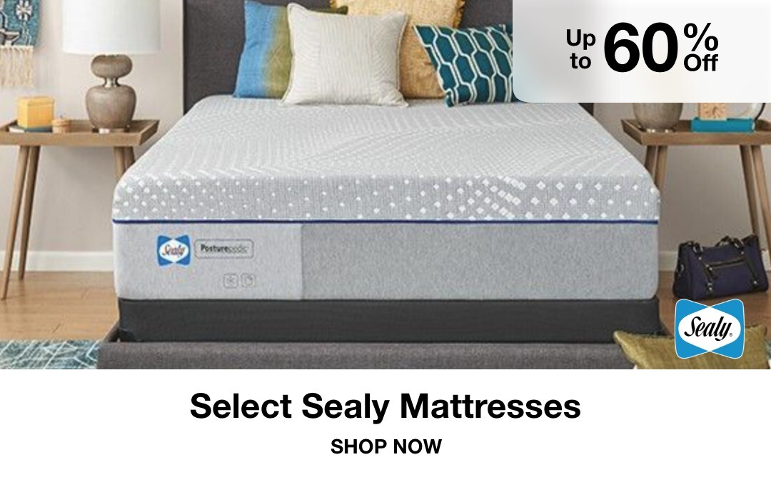 Up to 60% off select Sealy mattresses shop now