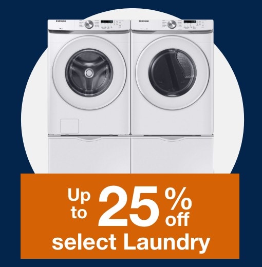 Up to 25% off select Laundry