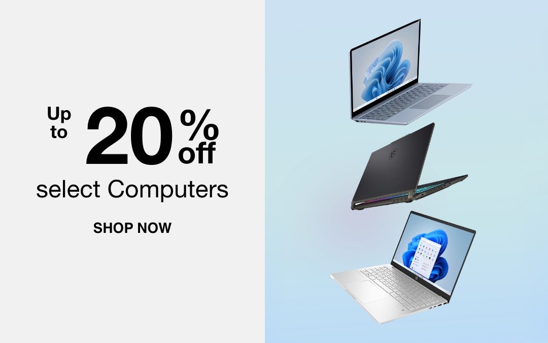 Up to 30% off select Computers    SHOP NOW