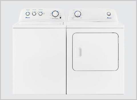 Amana 28 in. Washer Dryer Set