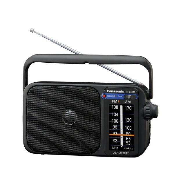 Panasonic RF-2400D-K Portable AM/FM Radio