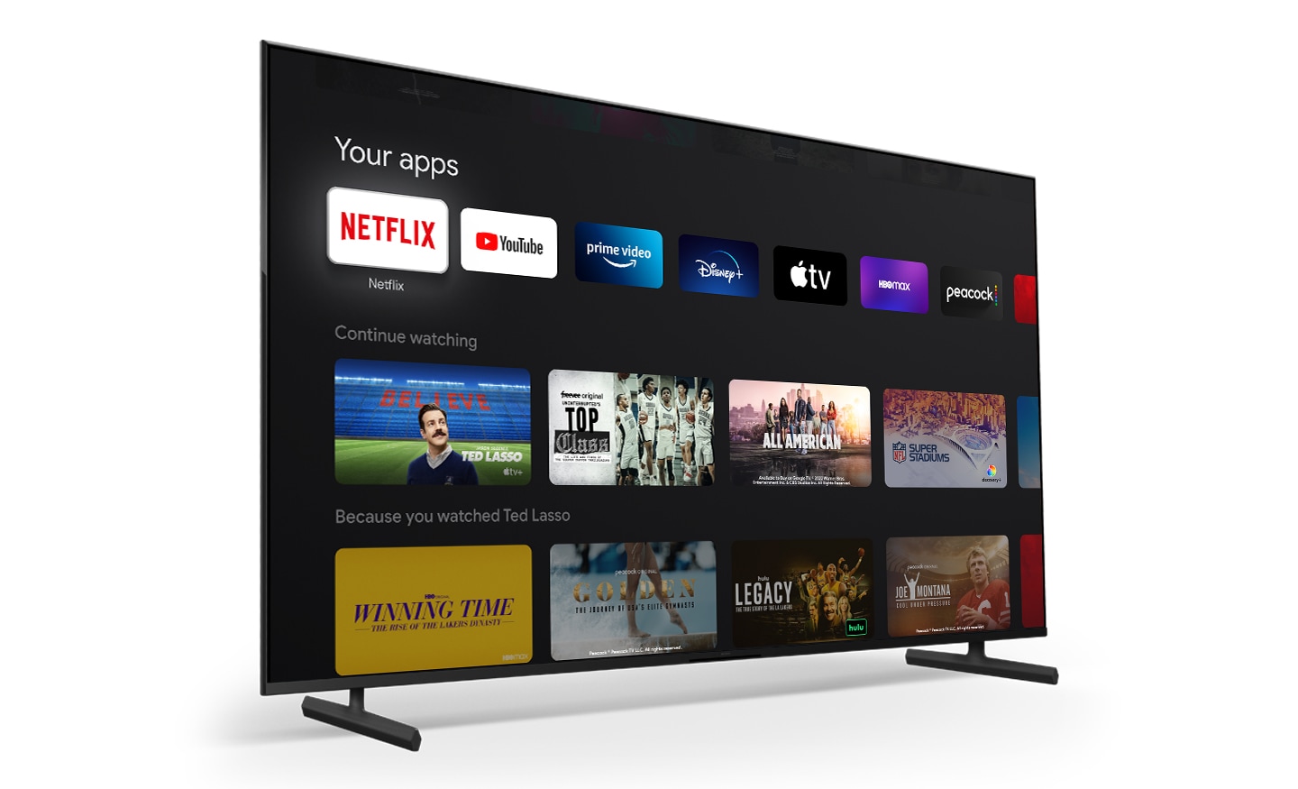 Sony X77L TV Streaming Apps