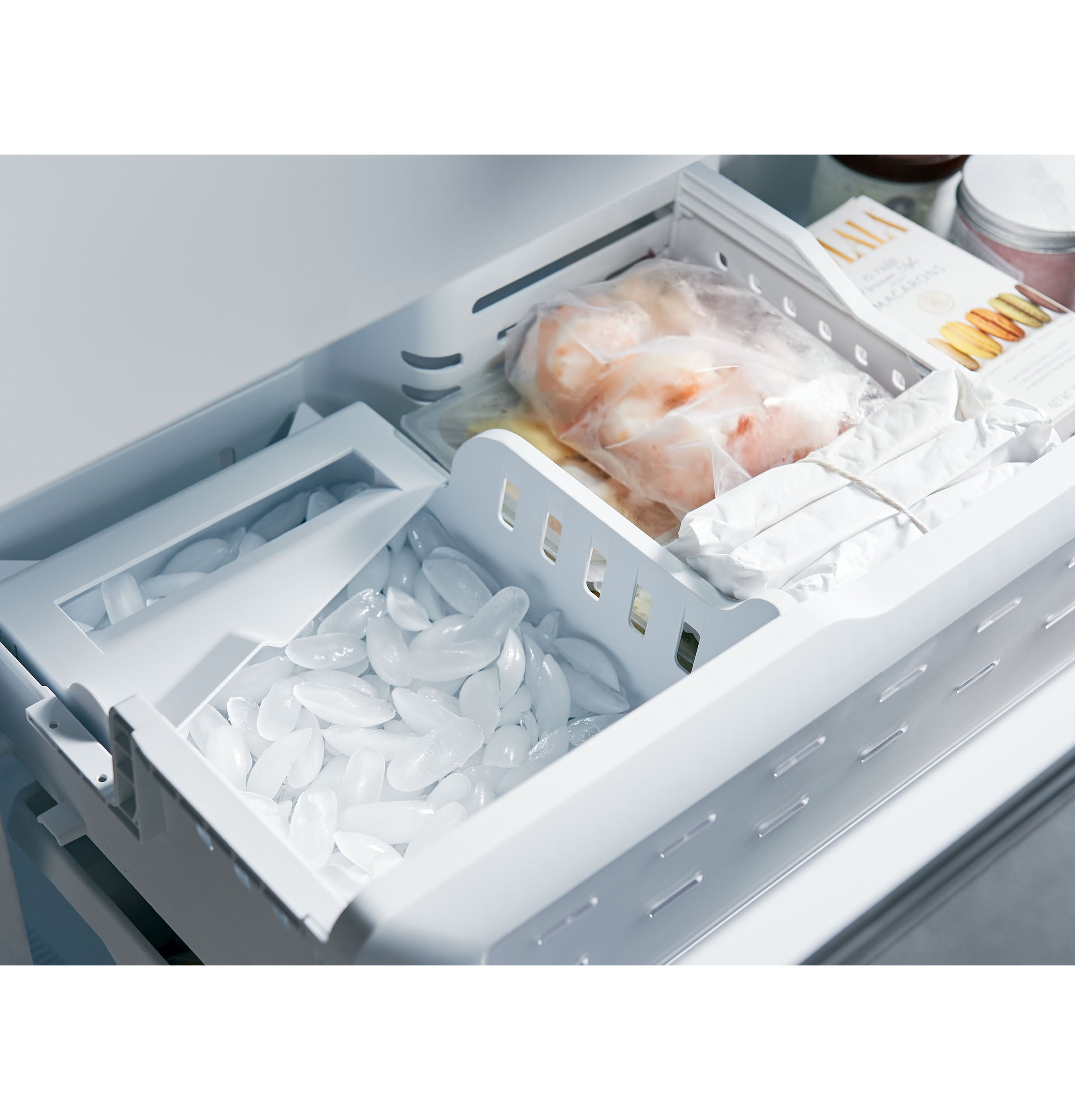 Cafe Refrigerator model CWE23SP4MW2, factory-installed icemaker