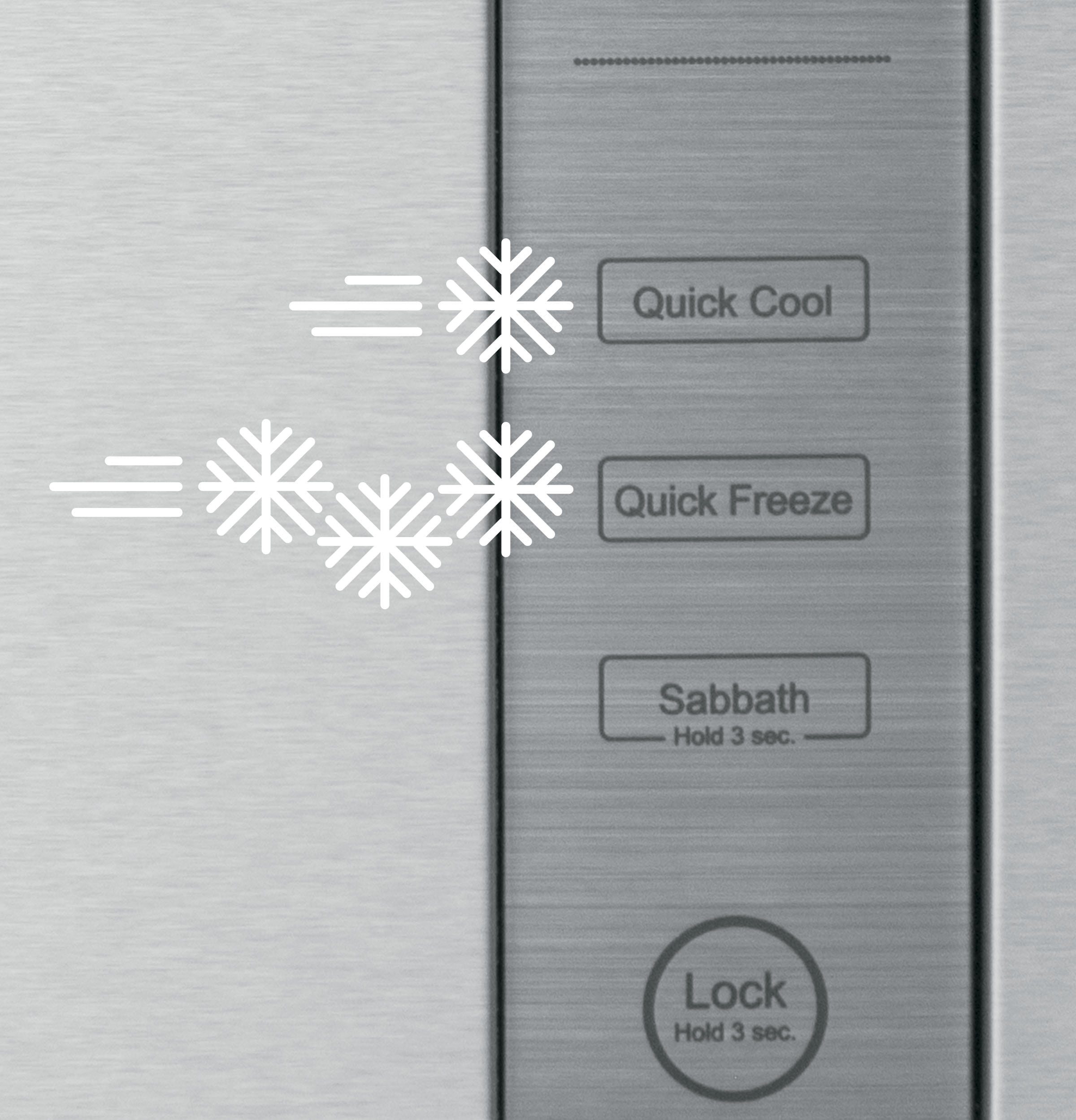 Haier Refrigerator model HRB15N3BGS, Quick Cool and Quick Freeze Functions