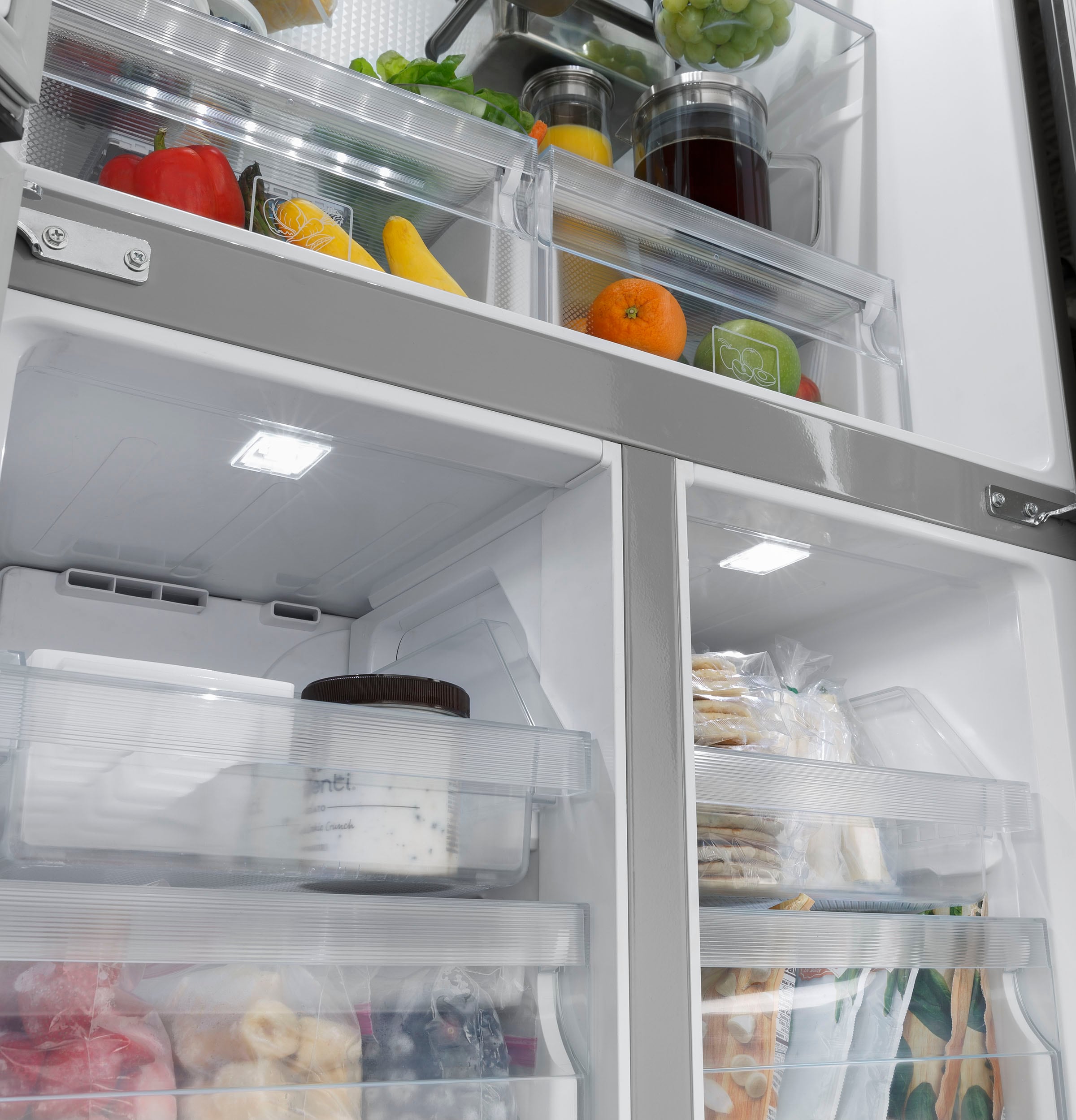 Haier Refrigerator Model QHE16HYPFS, LED Lighting