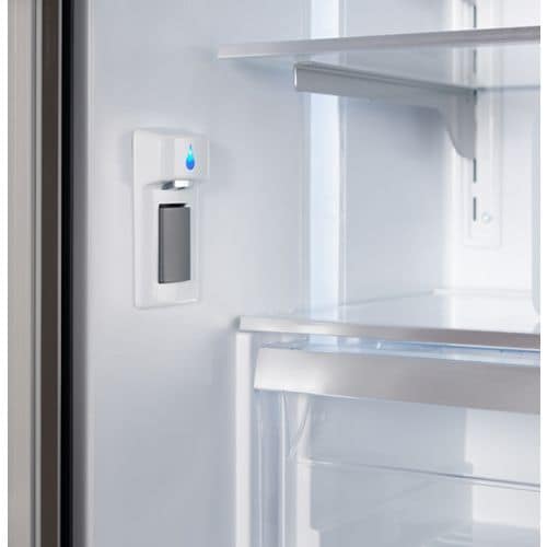 Viking Refrigerator Model RVFFR336SS, Feather Touch Internal Water Dispenser