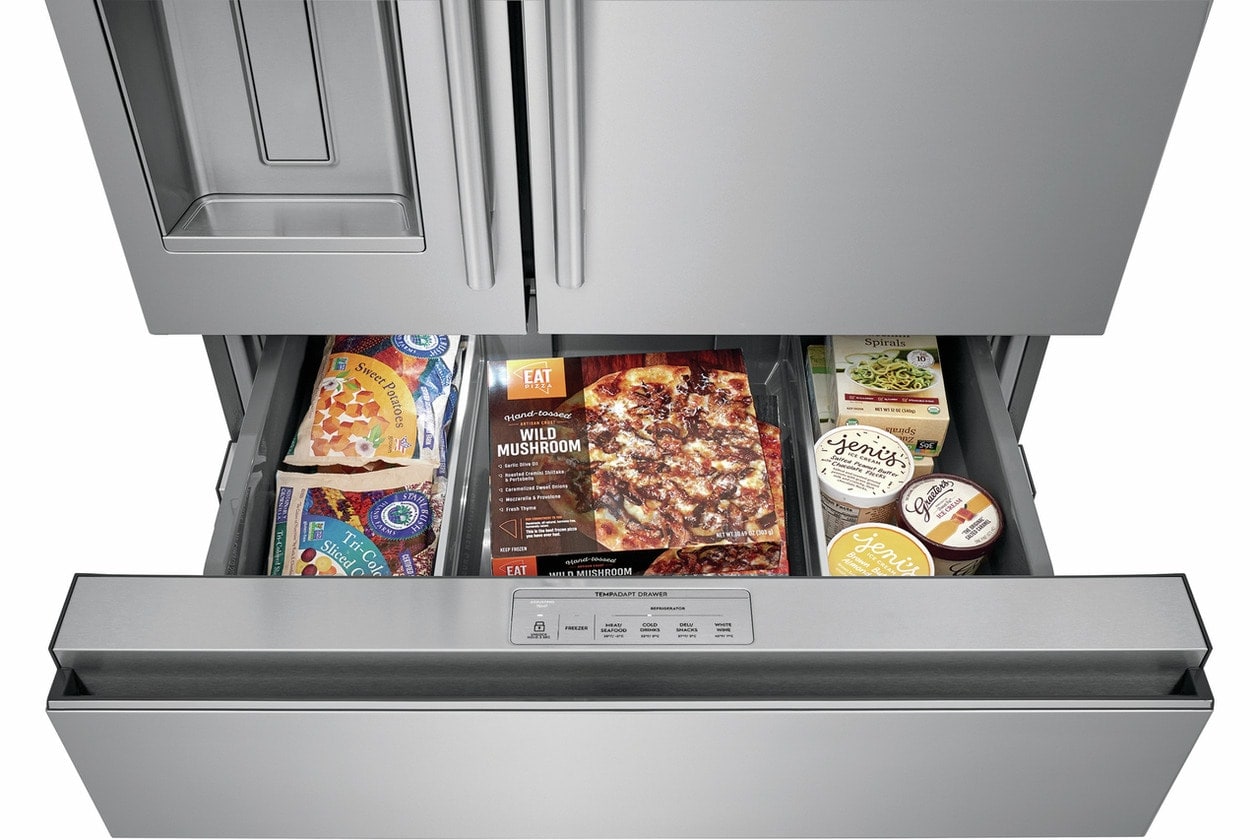 Electrolux Refrigerator model ERMC2295AS, TempAdapt Drawer