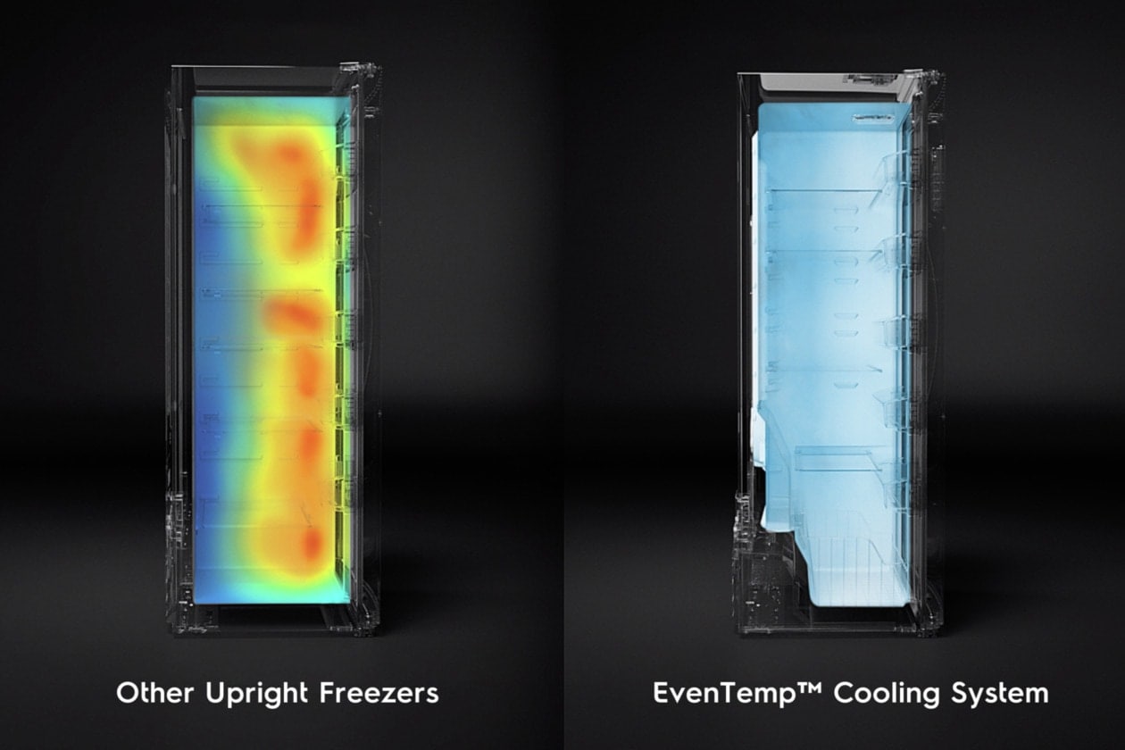 Frigidaire Freezer model FFUE2022AF, EvenTemp Cooling System