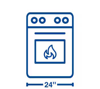 Gas Range 24 inches