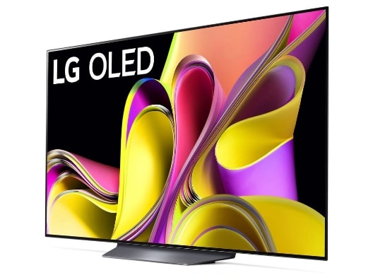 An image of an LG OLED TV with a white background.