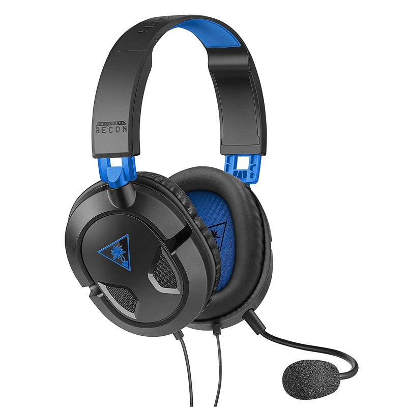 Turtle Beach Ear Force Recon 50P Gaming Headset for PS4 PRO, PS4 & PS5 | XBOX ONE | NINTENDO SWITCH | MOBILE - Black (TBS-3303-01)