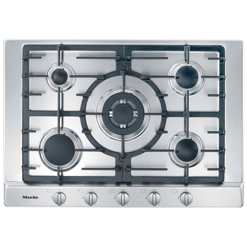 Miele 30 in. 5-Burner Natural Gas Cooktop - Stainless Steel | P.C ...