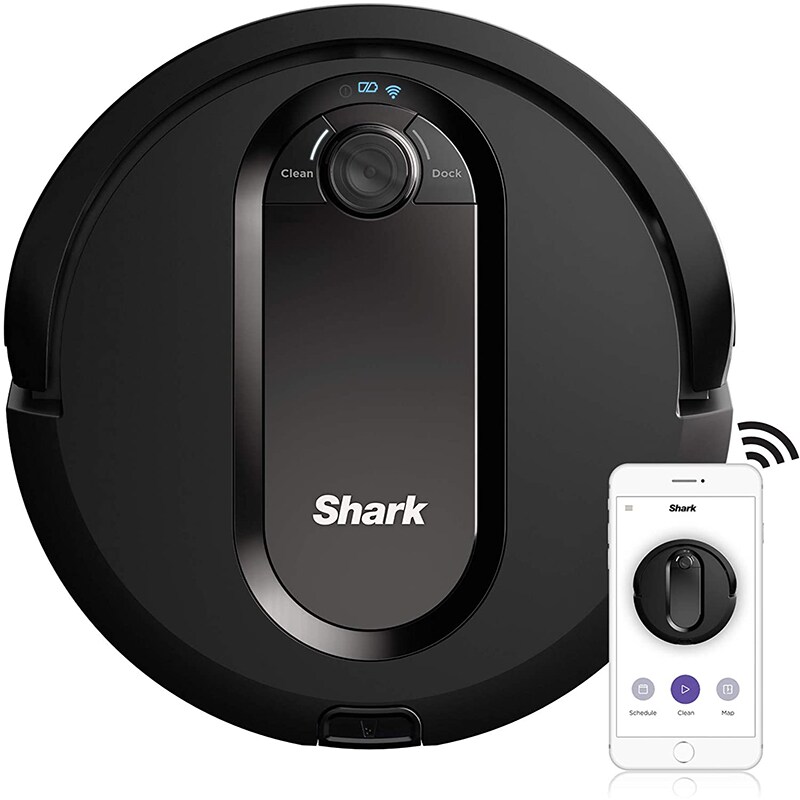 Shark IQ Robot Vacuum With Wi-Fi & Home Mapping - Black (RV1001)