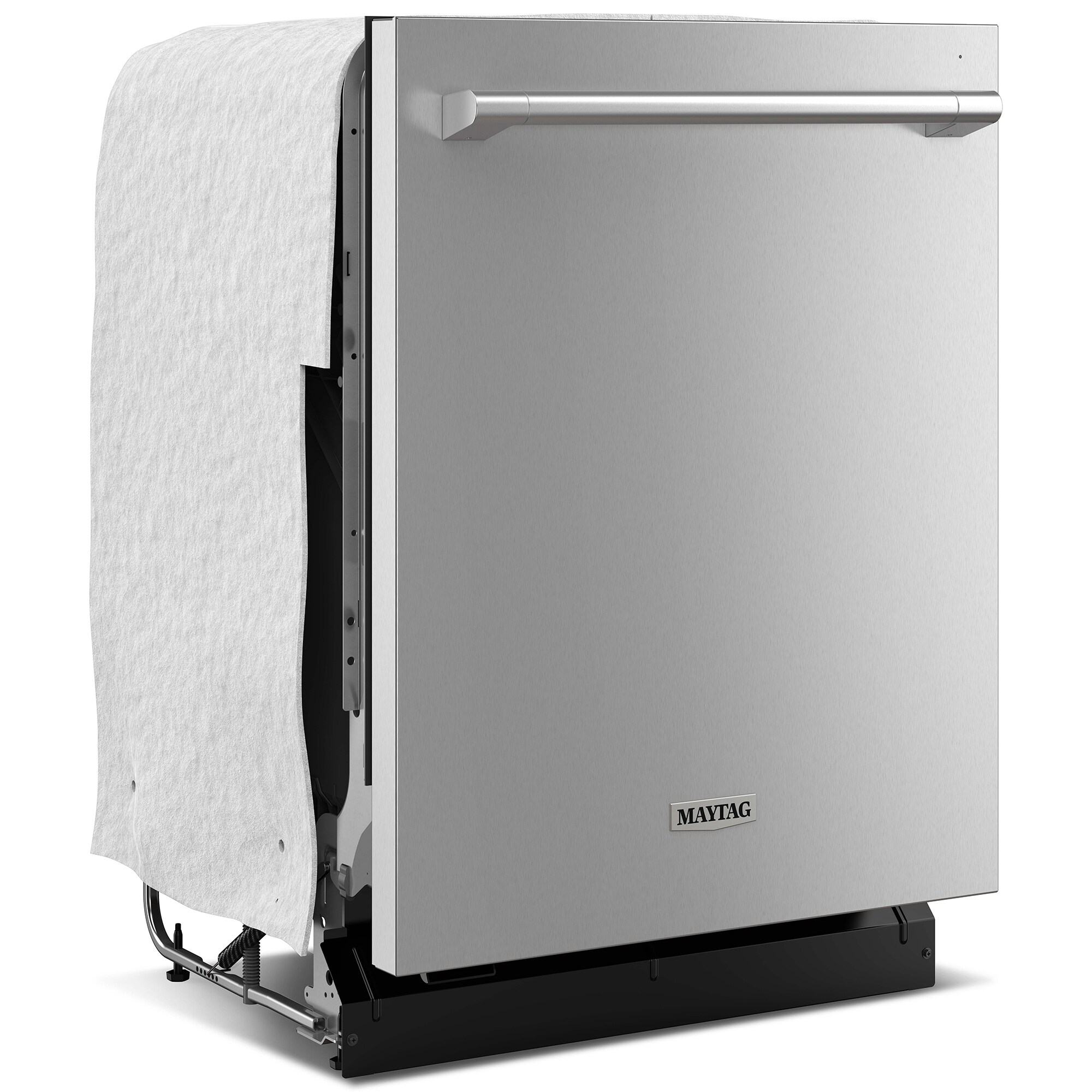 Maytag 24 in. Built-In Dishwasher with Top Control, 51 dBA Sound Level ...