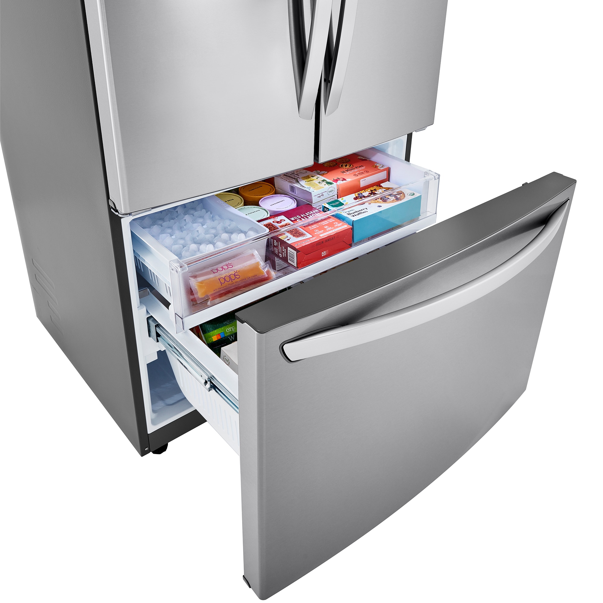 LG 36 in. 28.7 cu. ft. French Door Refrigerator - Stainless Steel | P.C ...