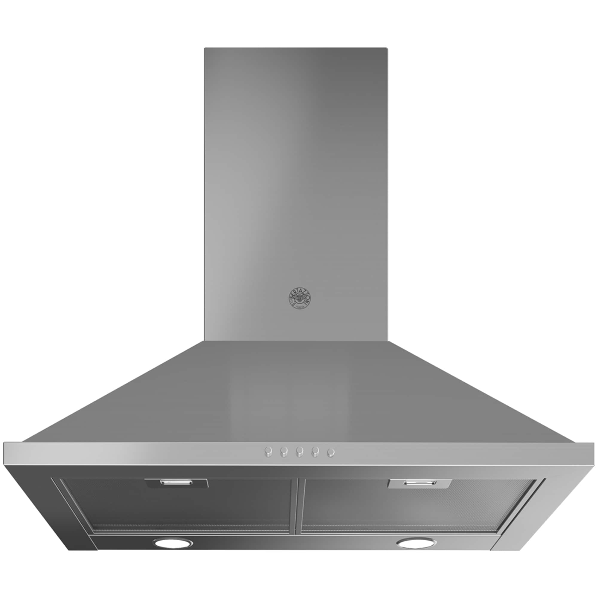 Bertazzoni 30 in. Chimney Style Range Hood with 3 Speed Settings, 600 ...