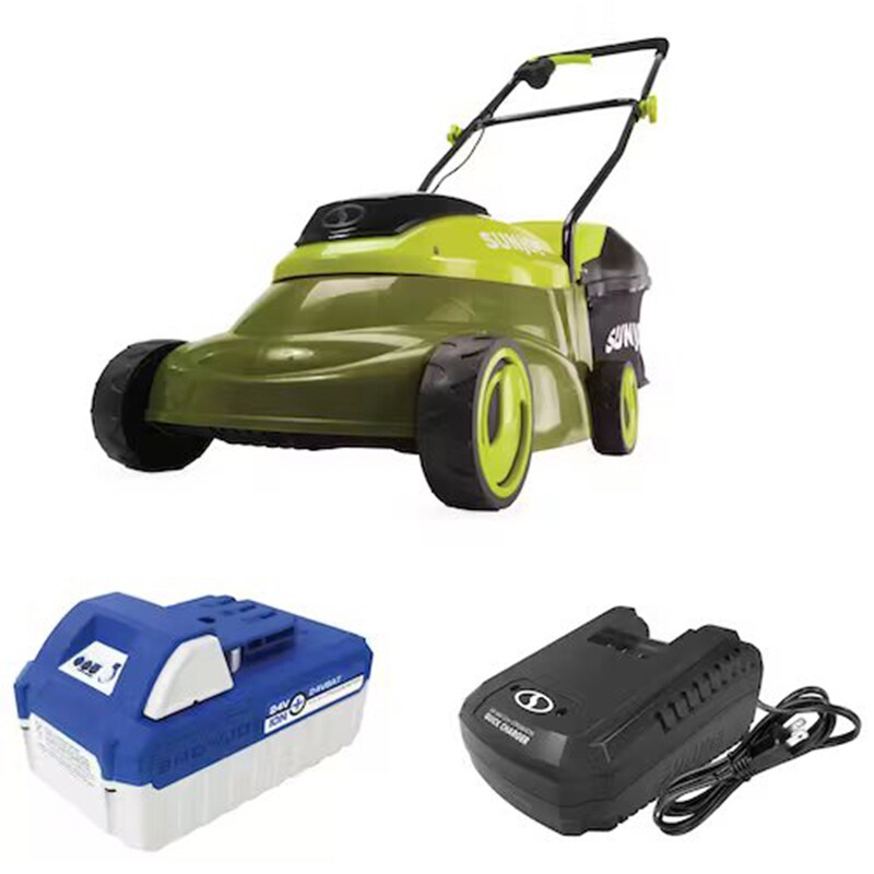 Sun Joe Lawn 24-Volt iON+ Cordless Brushless Lawn Mower Kit | P.C ...