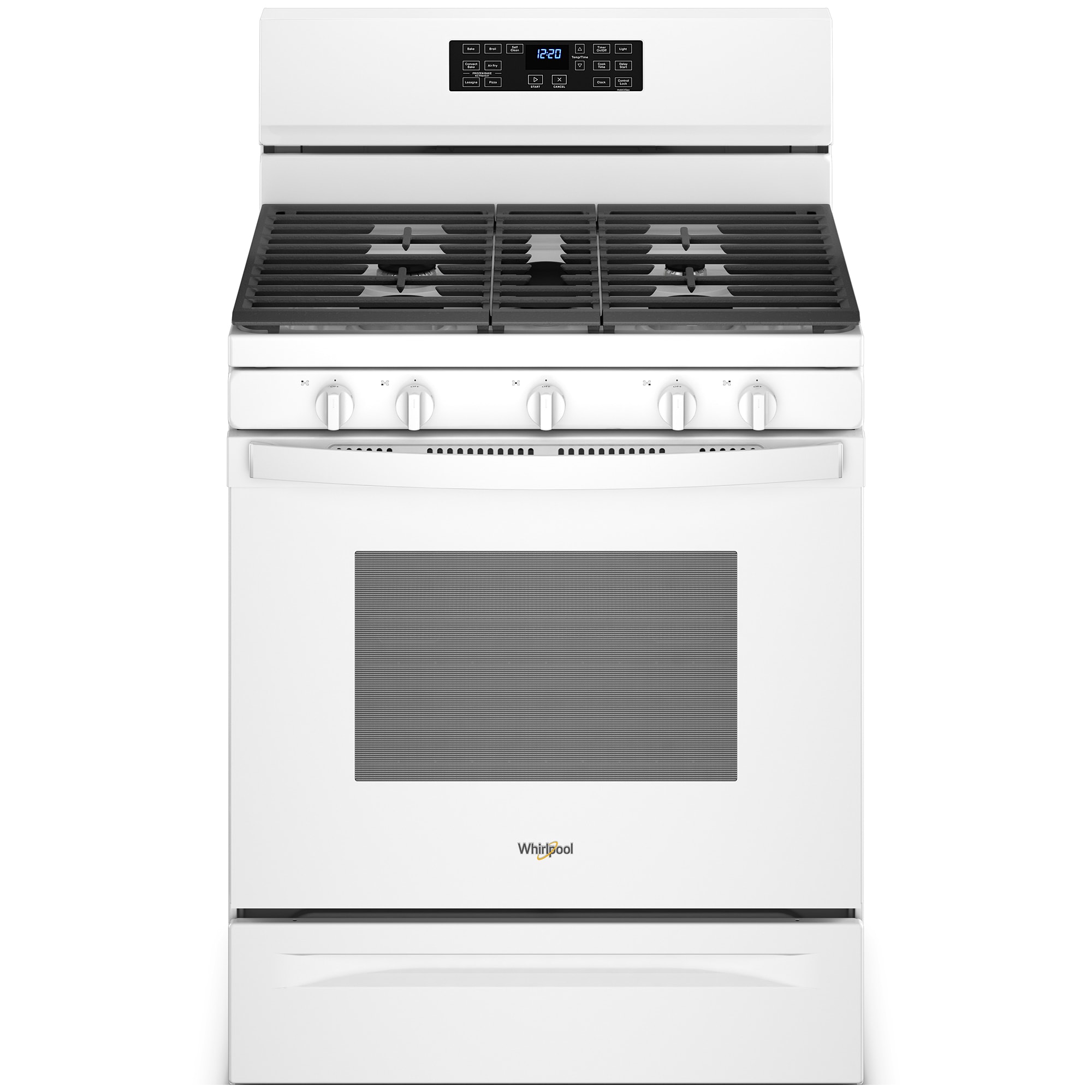 Whirlpool 30 in. 5.0 cu. ft. Air Fry Convection Oven Freestanding Gas ...