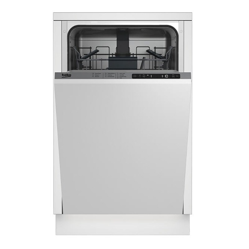 Beko 18" Built-In Dishwasher with Top Control, 48 dBA Sound Level, 8 Place Settings, 5 Wash Cycles & Sanitize Cycle - Custom Panel Required (DIS25842)