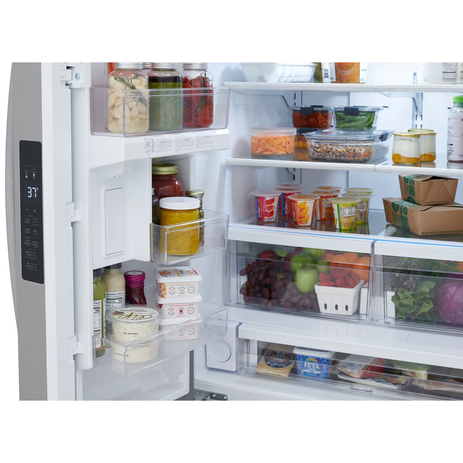 Frigidaire 36 in. 28.8 cu. ft. French Door Refrigerator with Internal ...