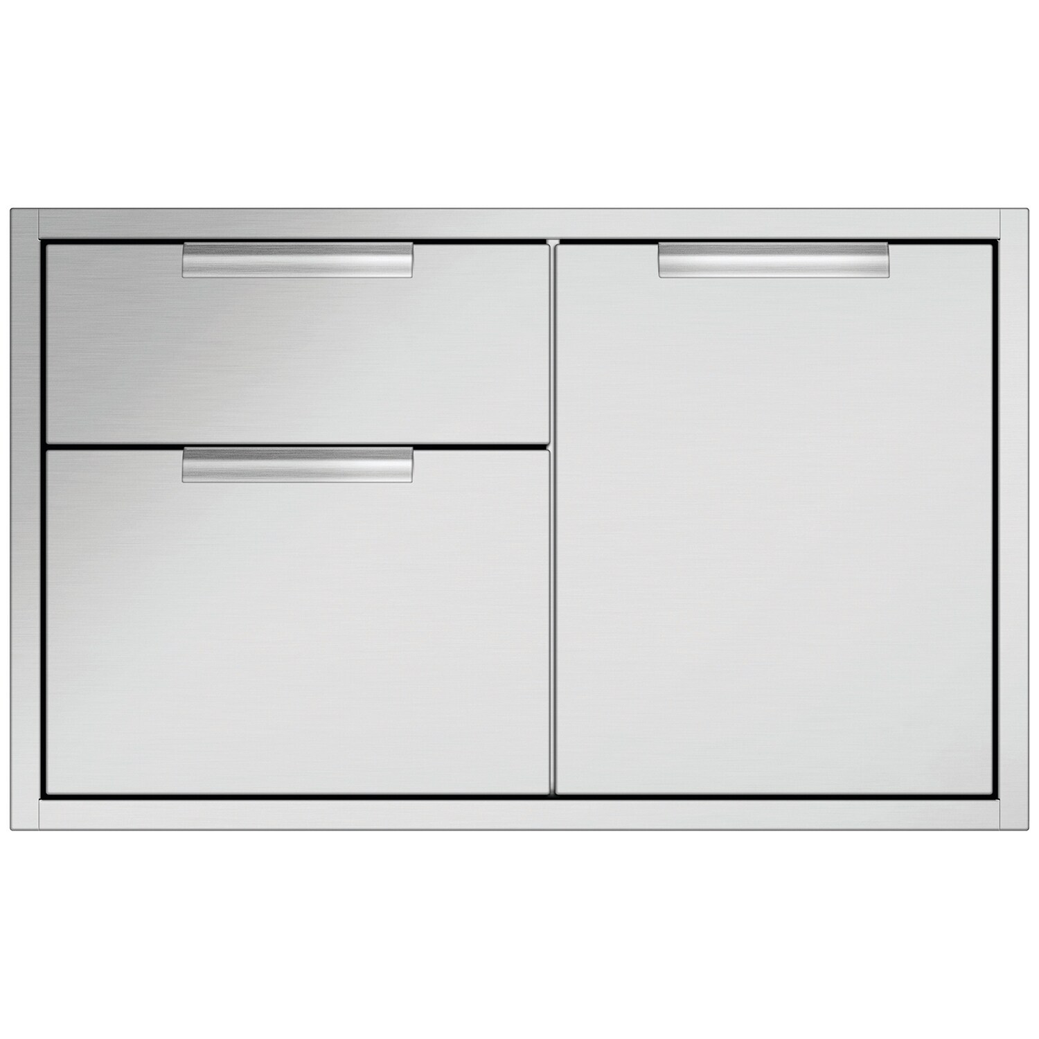 DCS 36" Outdoor Kitchen Built-In Cabinet Double Access Drawers with Propane Tank Storage - Stainless Steel (ADR236)