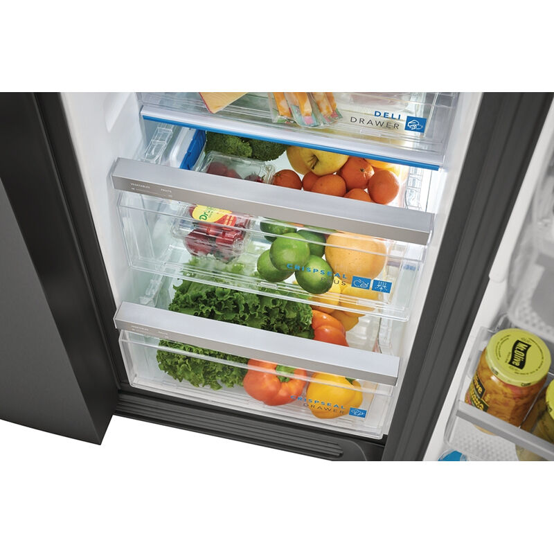 Frigidaire Gallery 36 in. 25.6 cu. ft. Side-by-Side Refrigerator with ...