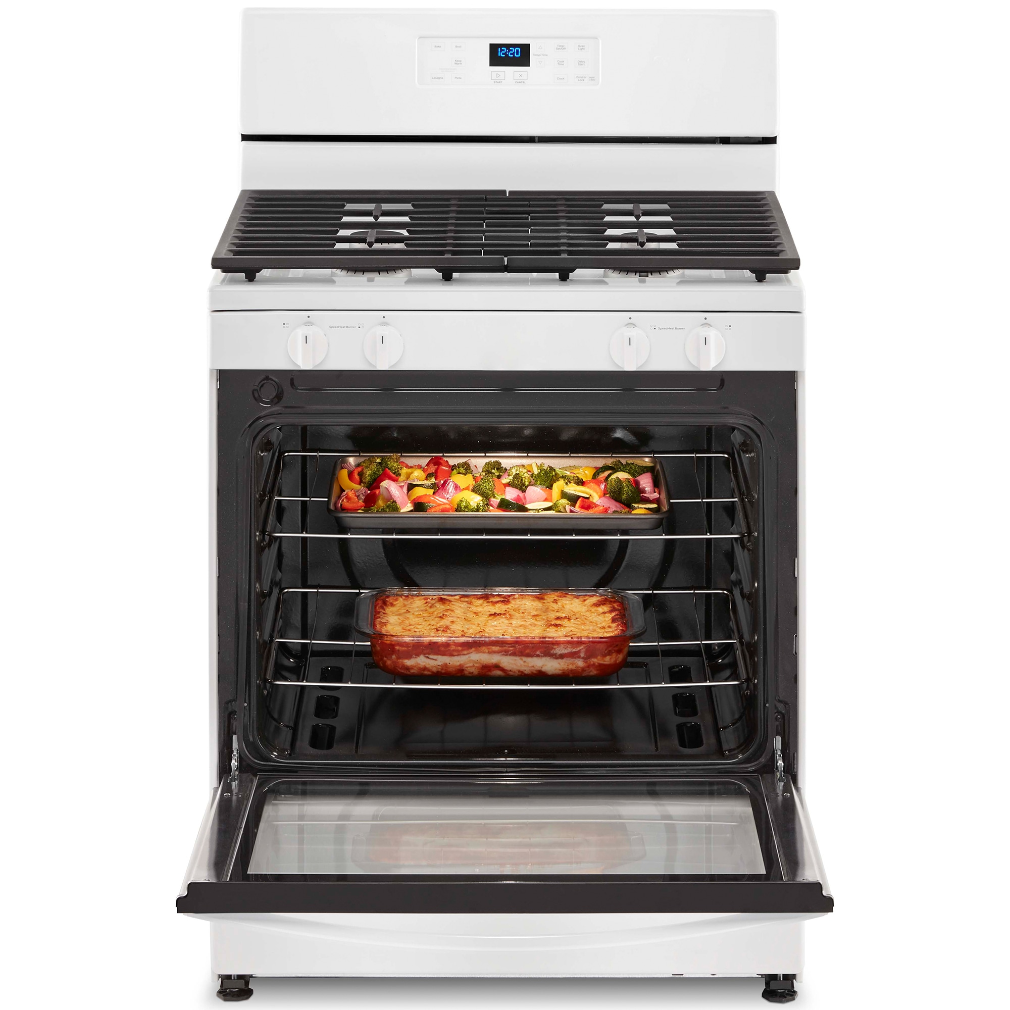 Whirlpool 30 in. 5.1 cu. ft. Oven Freestanding Gas Range with 4 Sealed