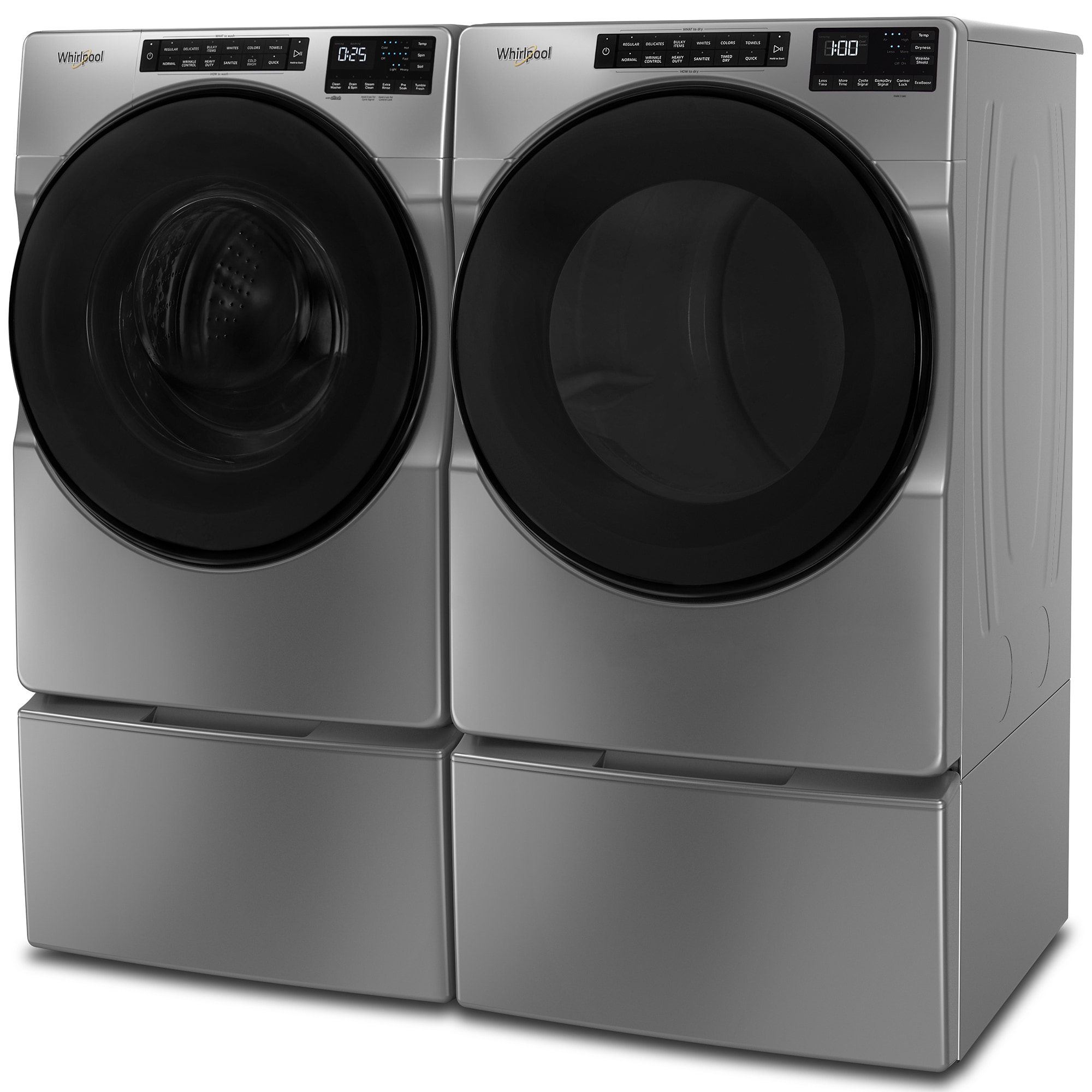 Whirlpool 27 in. 4.5 cu. ft. Stackable Front Load Washer with Quick ...