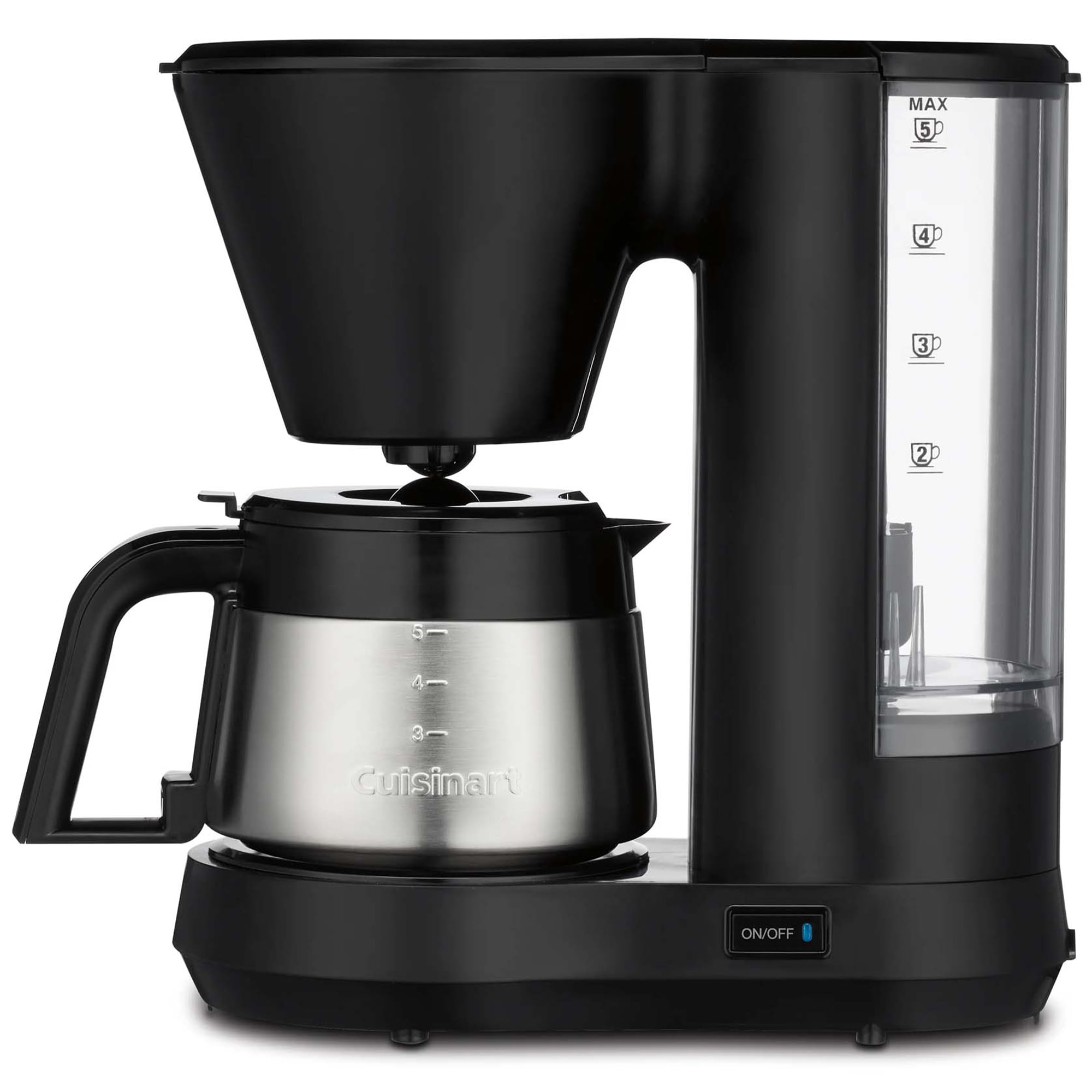 Cuisinart 5-Cup Coffee Maker with Stainless Steel Carafe - Black | P.C ...